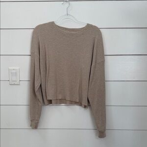TNA Long Sleeve Top in Taupe